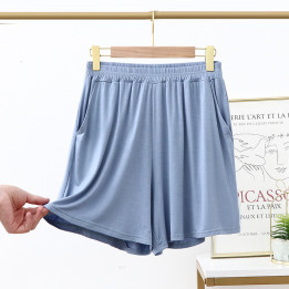Thin Home Loose Short Pyjama Trousers Outer Wear | Anvare