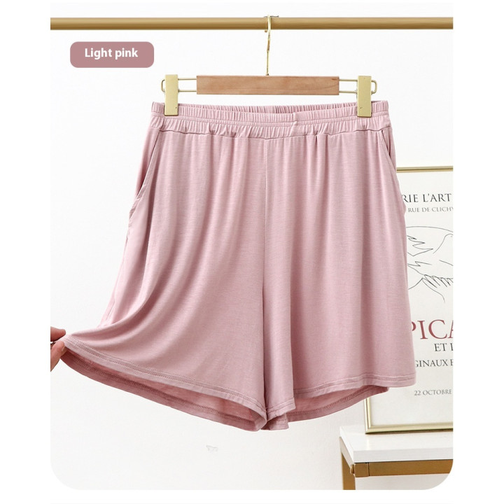 Thin Home Loose Short Pyjama Trousers Outer Wear | Anvare