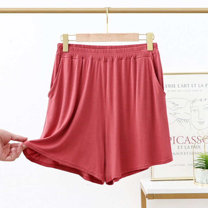 Thin Home Loose Short Pyjama Trousers Outer Wear | Anvare