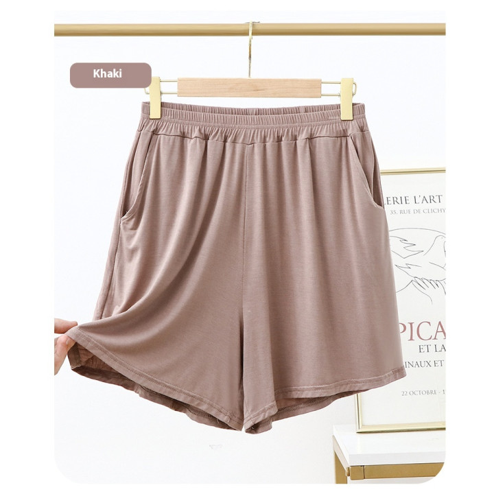 Thin Home Loose Short Pyjama Trousers Outer Wear | Anvare