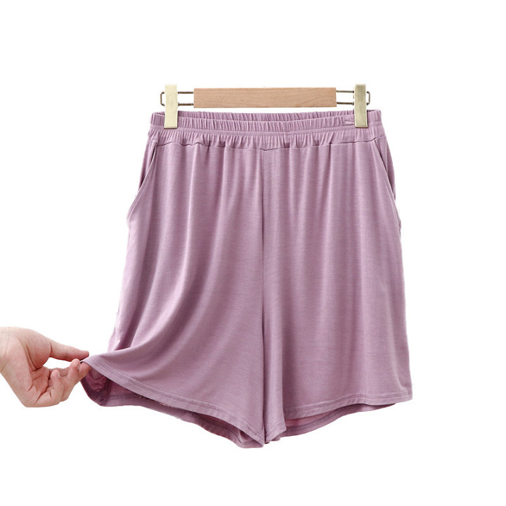 Thin Home Loose Short Pyjama Trousers Outer Wear | Anvare