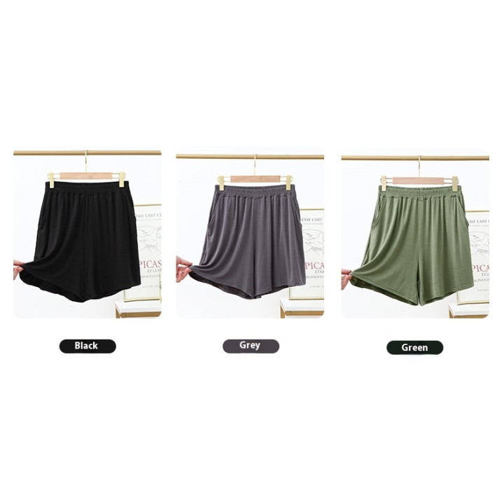 Thin Home Loose Short Pyjama Trousers Outer Wear | Anvare