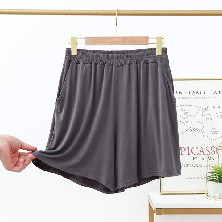 Thin Home Loose Short Pyjama Trousers Outer Wear | Anvare