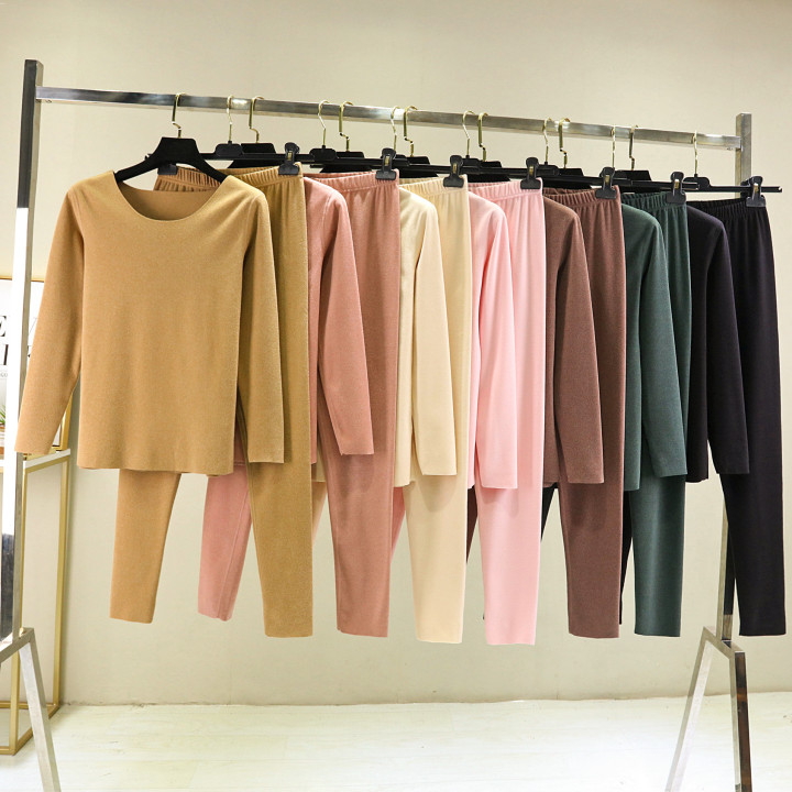 Elegant Solid-color Top And Pants Two-piece Set | Anvare