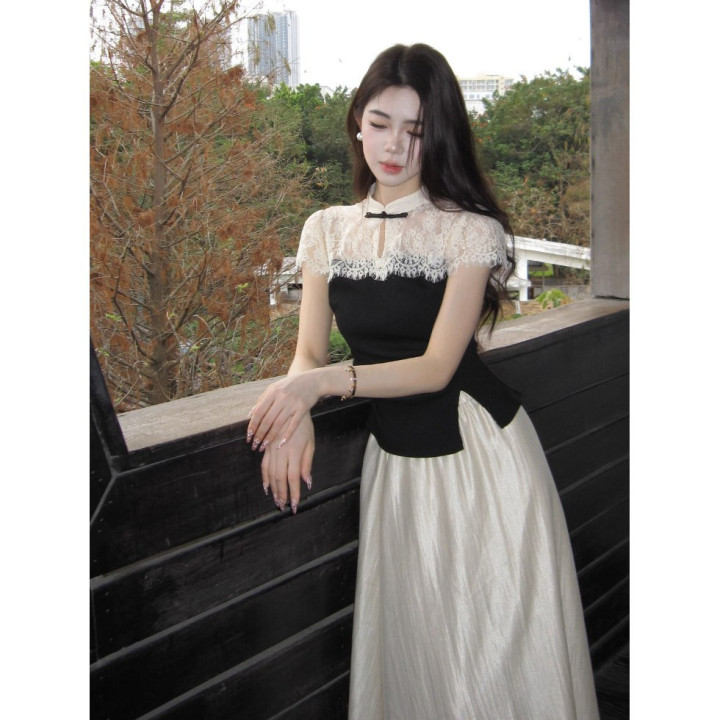New Short-sleeve Top And Casual A-line Skirt Set | Anvare
