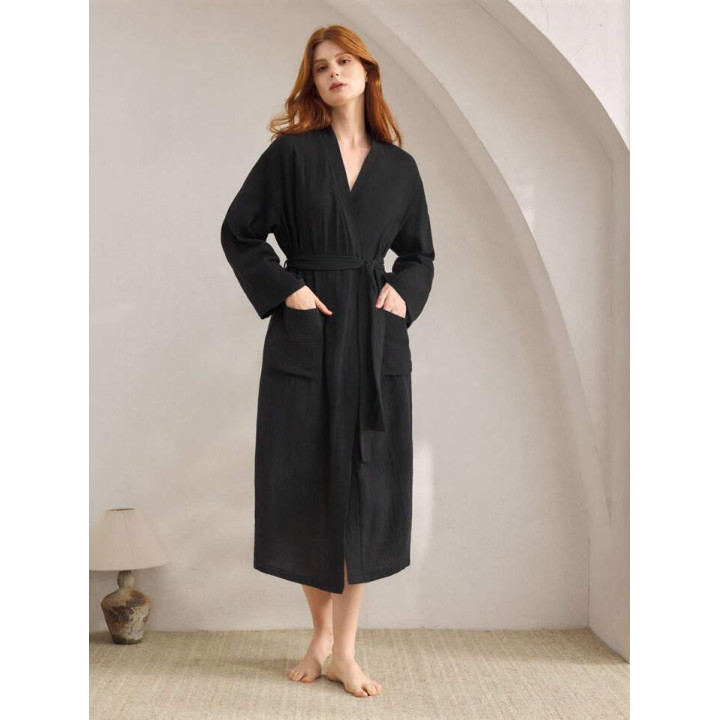 Double-layer Gauze Lightweight Bathrobe And Nightwear For Women | Anvare