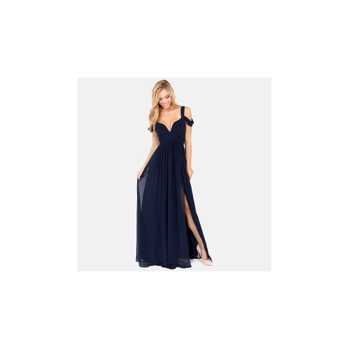 Long Floor Length Elegant Greek Style Pleated Dress | Anvare