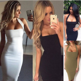 Halter sexy dress female | Anvare