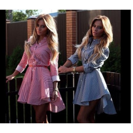 2021ebay fast selling sexy female long sleeved dress cocktail casual Mini Dress | Anvare