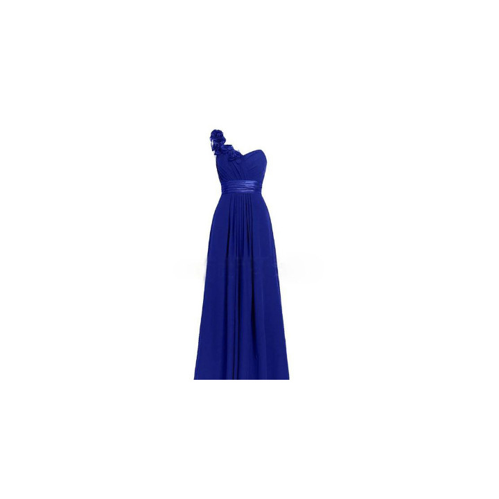 Women's Multi Colored Slanted Neck Sleeveless Strapless Long Dress | Anvare