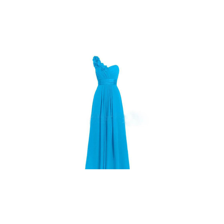 Women's Multi Colored Slanted Neck Sleeveless Strapless Long Dress | Anvare
