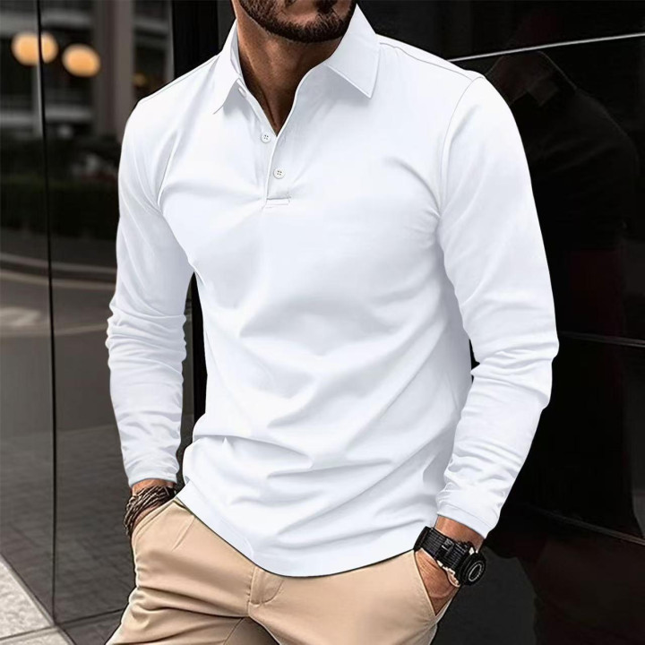 Fashionable Casual Mens Long-sleeve Shirt With A Fawn Embroidery | Anvare