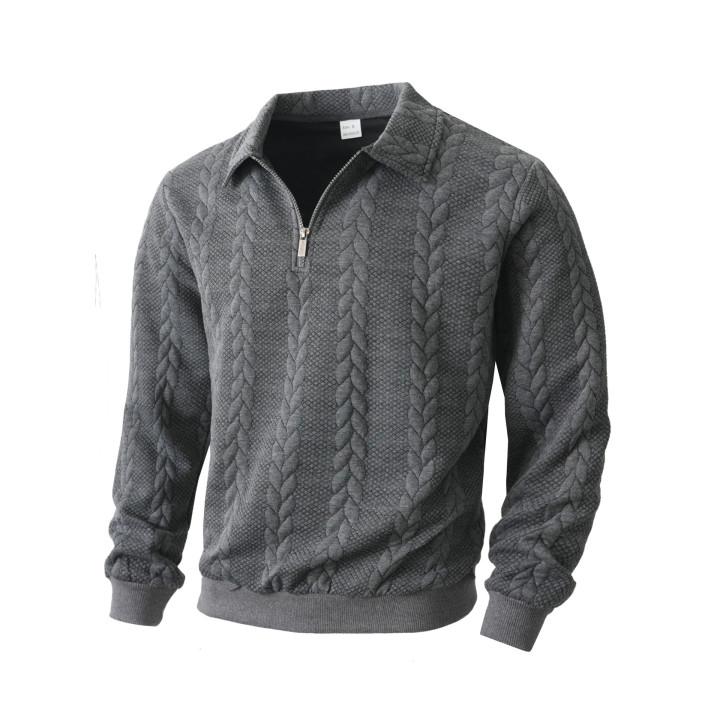 Mens Casual Sporty Half-zip Hoodie | Anvare