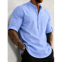 Men S 100 Cotton Mid Sleeve Shirt Built For The Outdoor Man | Anvare