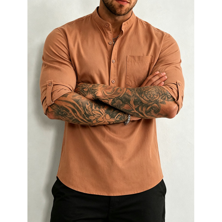 Men S 100 Cotton Mid Sleeve Shirt Built For The Outdoor Man | Anvare