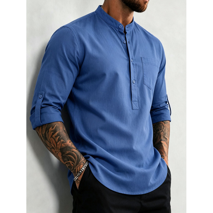 Men S 100 Cotton Mid Sleeve Shirt Built For The Outdoor Man | Anvare