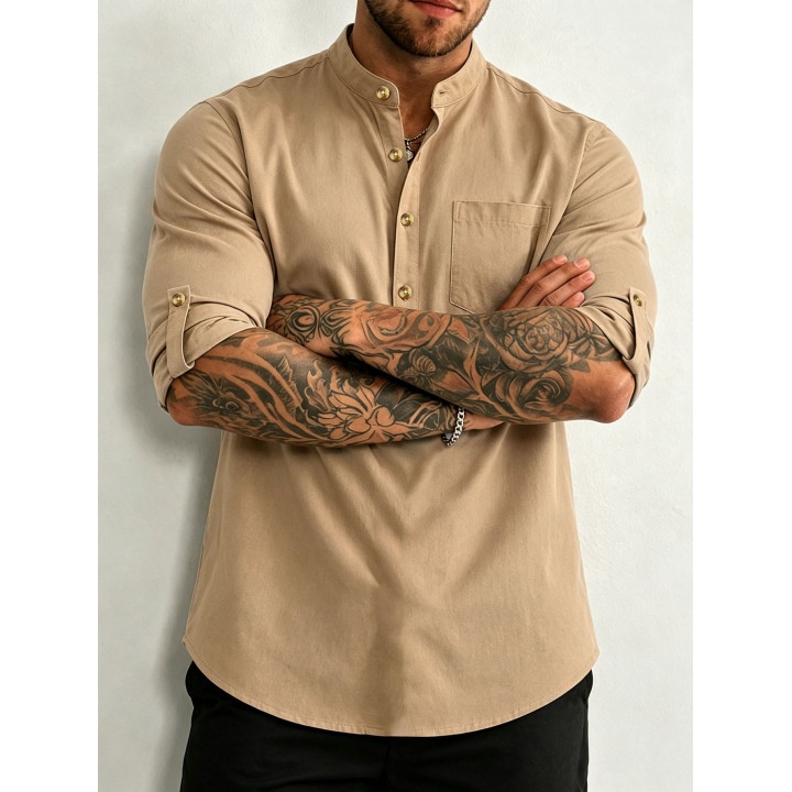 Men S 100 Cotton Mid Sleeve Shirt Built For The Outdoor Man | Anvare