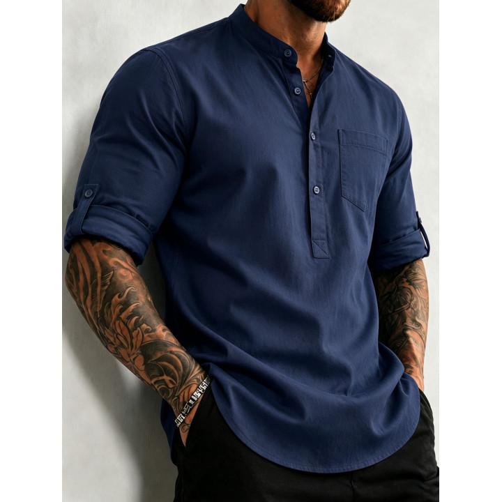 Men S 100 Cotton Mid Sleeve Shirt Built For The Outdoor Man | Anvare