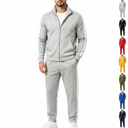 Men's Long-sleeved Sports Jacket Trousers Suit | Anvare