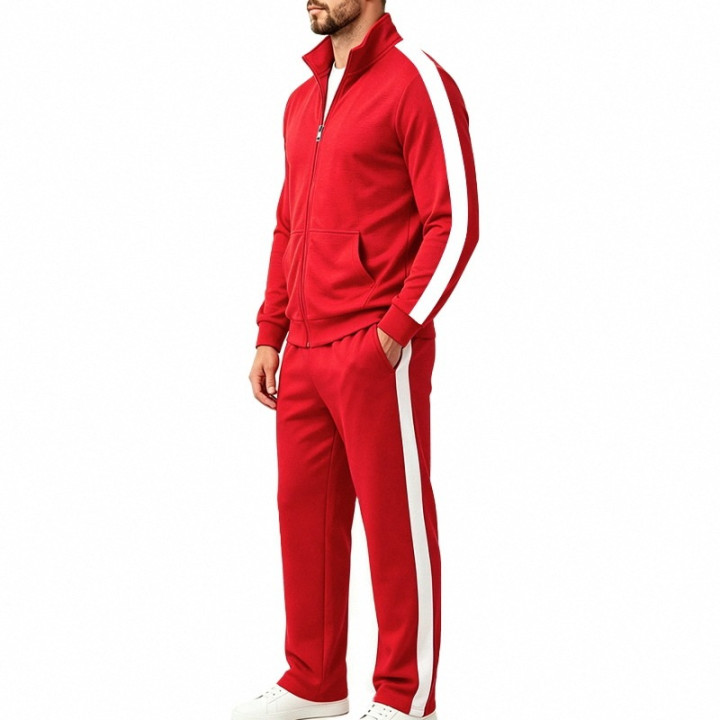 Men's Long-sleeved Sports Jacket Trousers Suit | Anvare