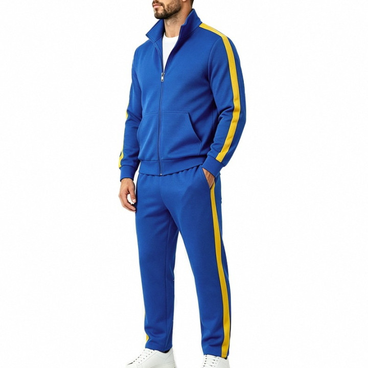 Men's Long-sleeved Sports Jacket Trousers Suit | Anvare