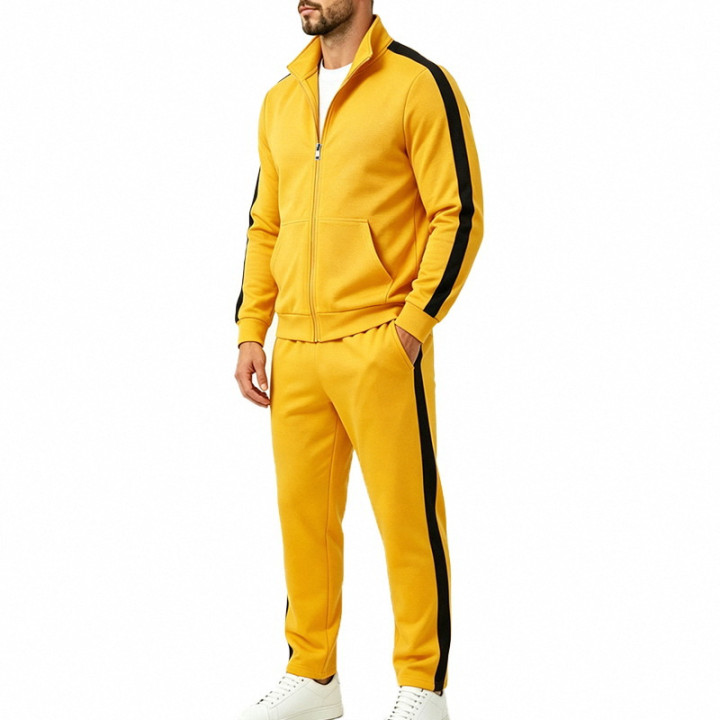 Men's Long-sleeved Sports Jacket Trousers Suit | Anvare