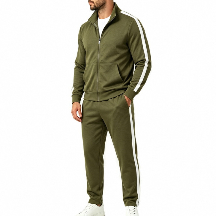 Men's Long-sleeved Sports Jacket Trousers Suit | Anvare