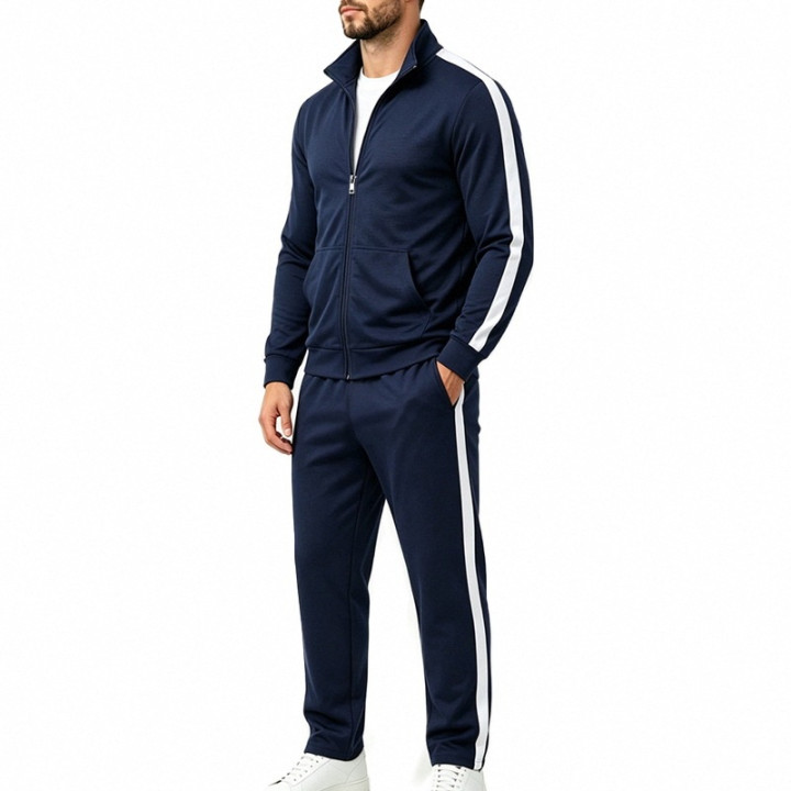 Men's Long-sleeved Sports Jacket Trousers Suit | Anvare