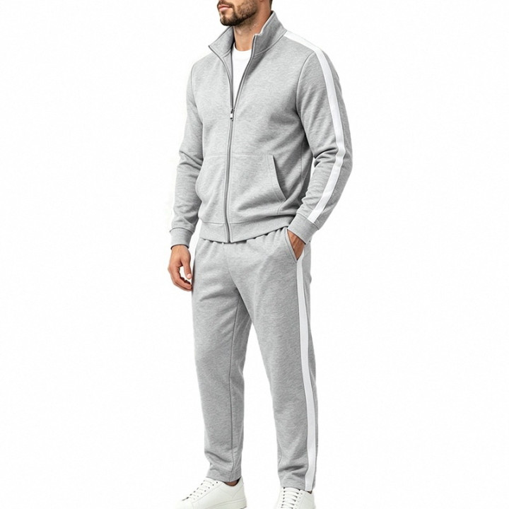 Men's Long-sleeved Sports Jacket Trousers Suit | Anvare