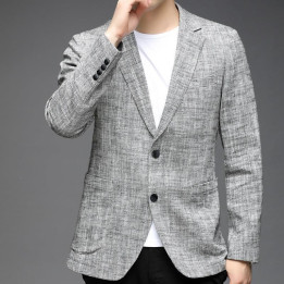 Minimalist Elegant Long-sleeve Jacket With A Mens Suit Collar | Anvare