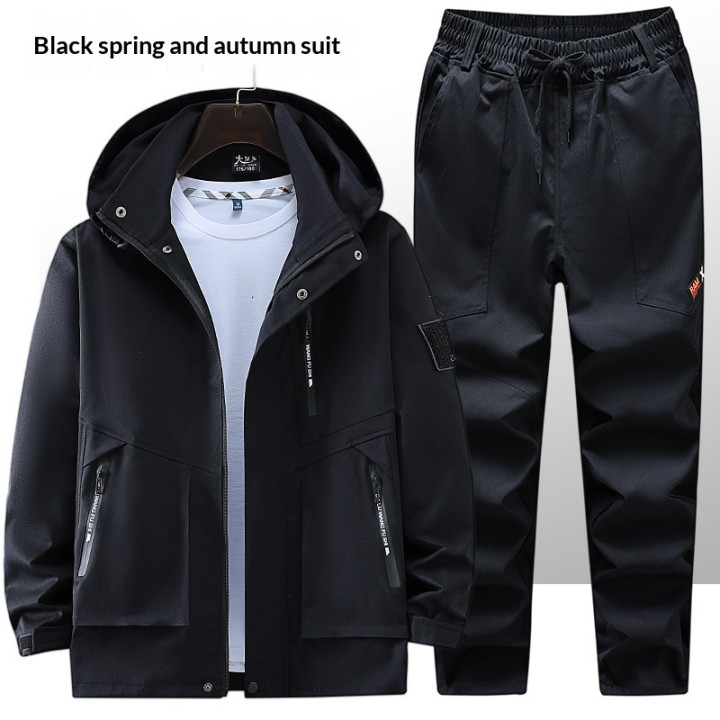 Mens Windproof Outdoor Mountaineering Jacket Set | Anvare