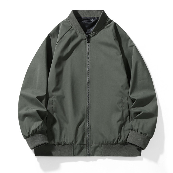 Mens Baseball Jacket With A Stand-up Collar | Anvare