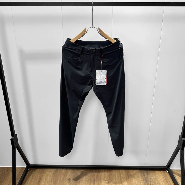 Men Straight Fit Tech Wear Pants Lightweight Quick Dry Water Repellent Stretch Nylon Trousers Wrinkle Free Business Office Ca | 