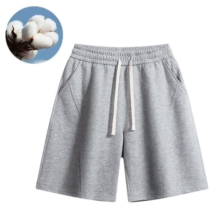 Mens Fully Bordered Loose-fitting Capri Shorts | Anvare