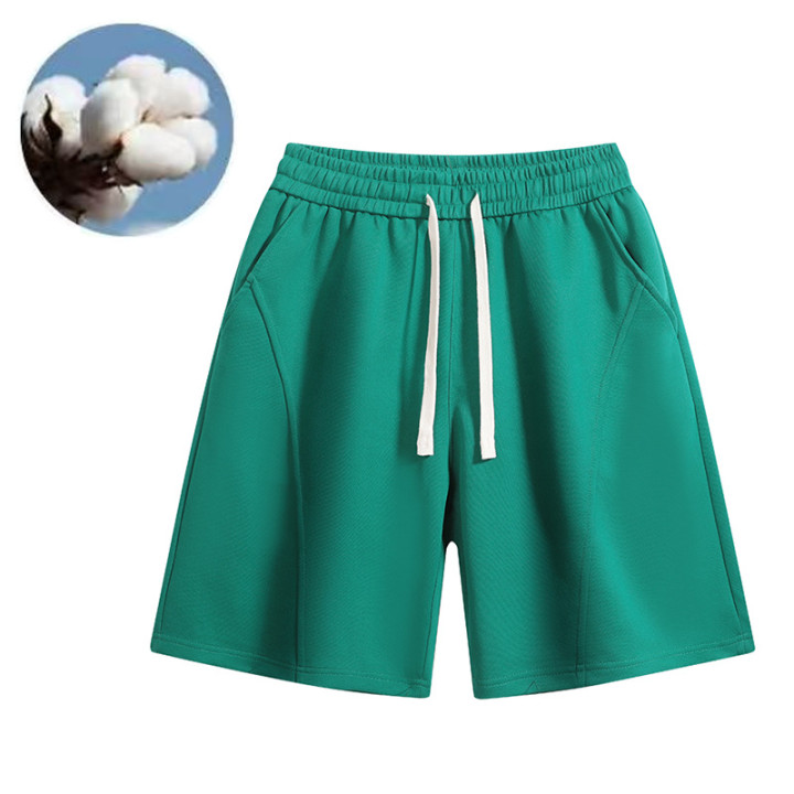 Mens Fully Bordered Loose-fitting Capri Shorts | Anvare