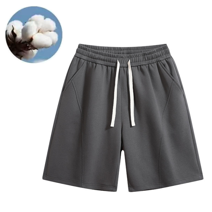 Mens Fully Bordered Loose-fitting Capri Shorts | Anvare