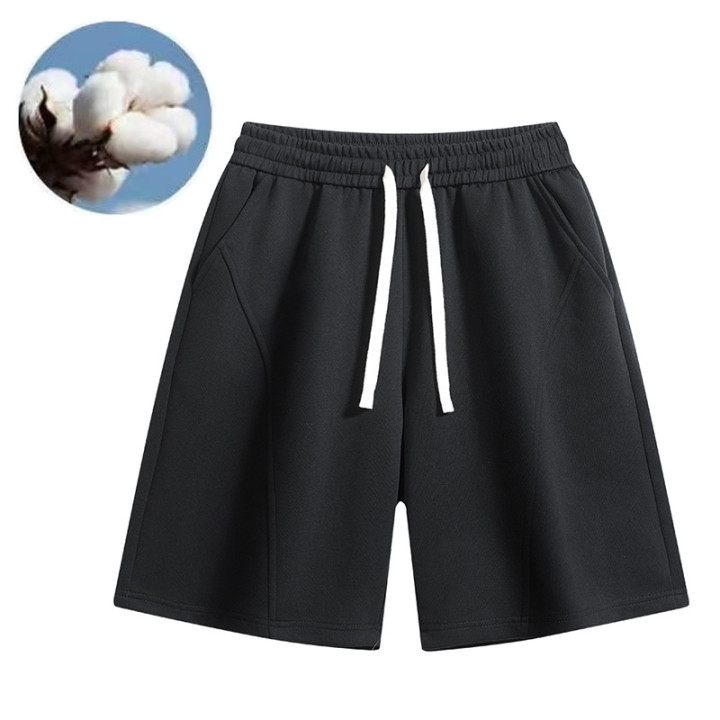 Mens Fully Bordered Loose-fitting Capri Shorts | Anvare