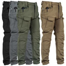 Factory Direct Sale Ix7 Fleece-Lined Tactical Pants Men's Winter Outdoor Jacket Thickened Warm Military Fan Cargo Pants | Anvare