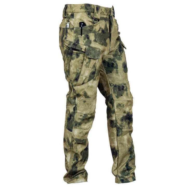 Factory Direct Sale Ix7 Fleece-Lined Tactical Pants Men's Winter Outdoor Jacket Thickened Warm Military Fan Cargo Pants | Anvare