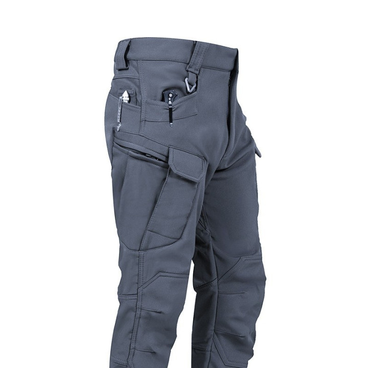 Factory Direct Sale Ix7 Fleece-Lined Tactical Pants Men's Winter Outdoor Jacket Thickened Warm Military Fan Cargo Pants | Anvare