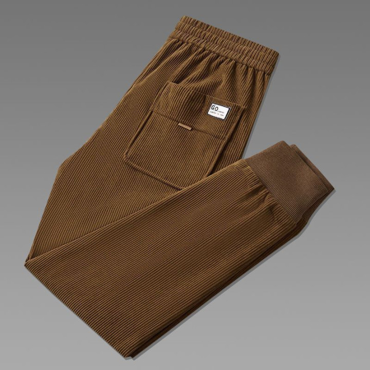 Mens Corduroy Casual Sports Trousers | Anvare