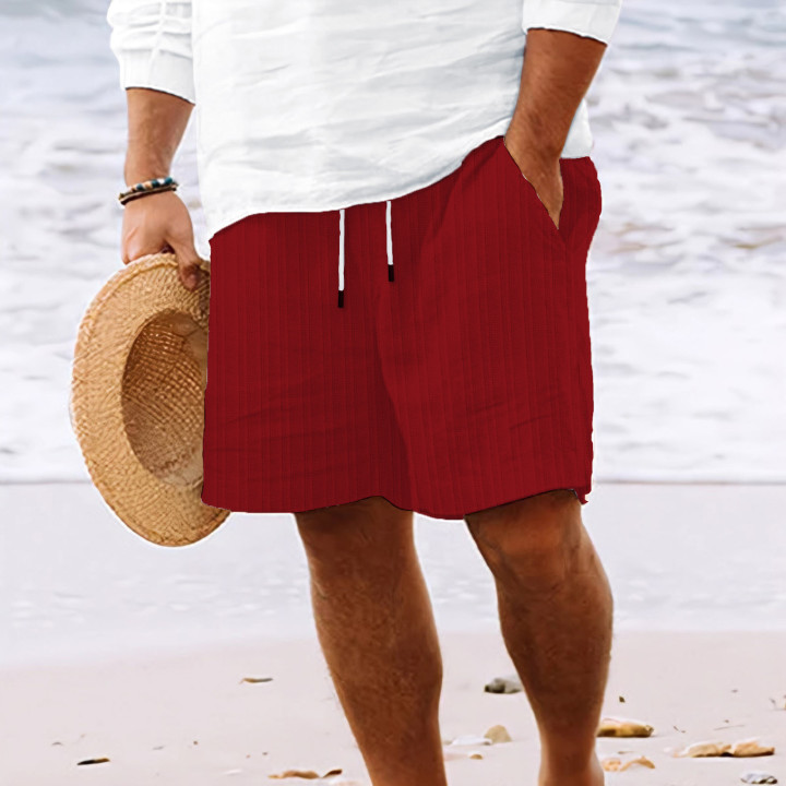 3D-printed Shorts Mens Casual Beach Pants | Anvare