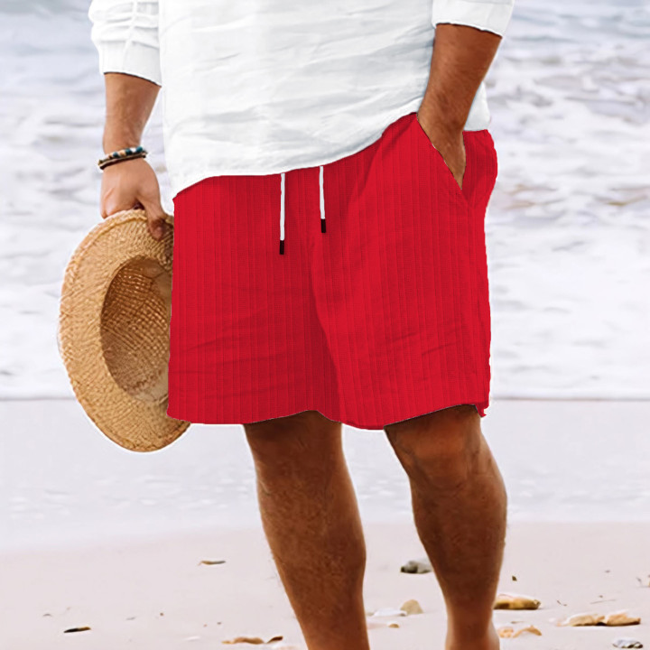 3D-printed Shorts Mens Casual Beach Pants | Anvare