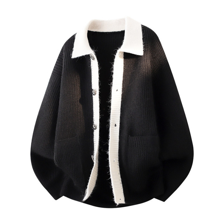 Autumn And Winter Fashionable Lapel Cardigan For Teen Boys | Anvare