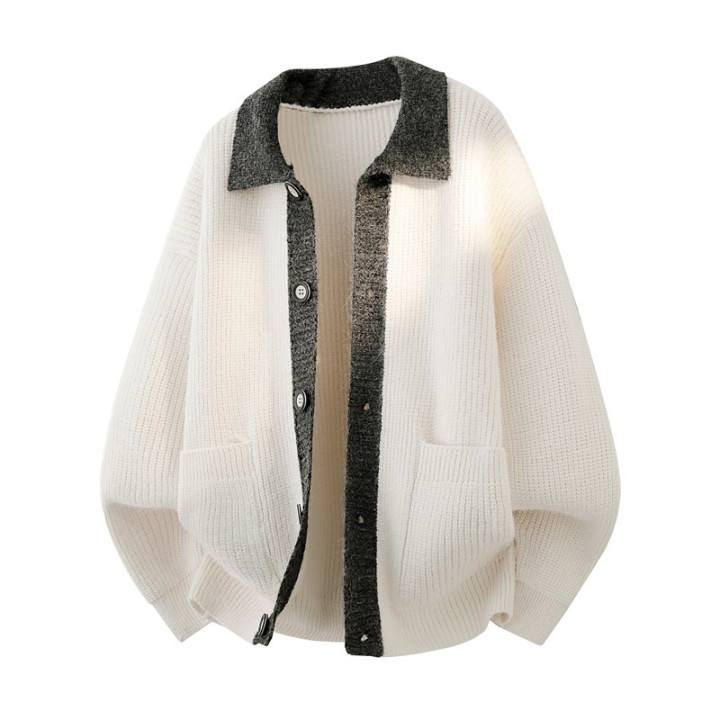 Autumn And Winter Fashionable Lapel Cardigan For Teen Boys | Anvare