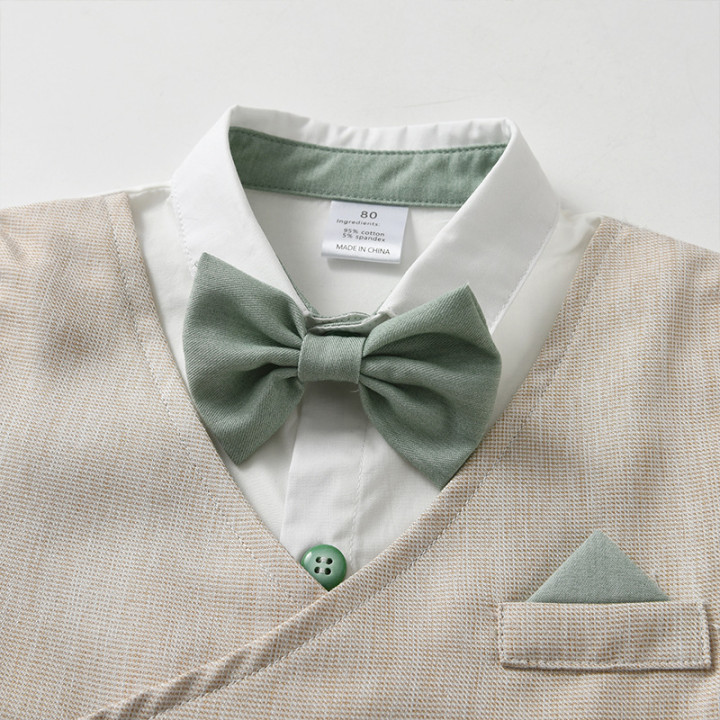 Baby Spring And Autumn Faux Vest Long-sleeve Boys Set | Anvare