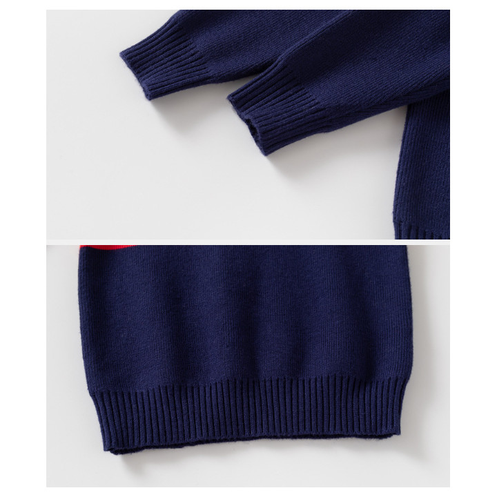 Fashionable Childrens Clothing Boys Lapel Sweater | Anvare