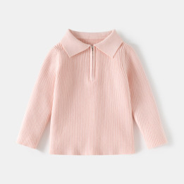 AutumnWinter Childrens Clothing Girls Solid-color Sweater | Anvare