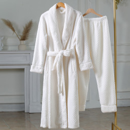Flannel Comfortable Thermal Pajamas Suit | Anvare