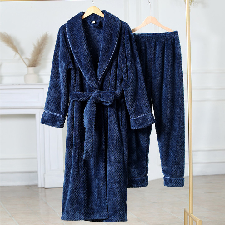 Flannel Comfortable Thermal Pajamas Suit | Anvare